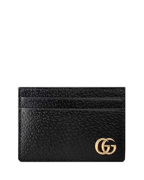 mens gucci credit card holder|Gucci men's card holder wallet.